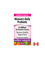 Women's Daily Probiotic - Probiotic for Women 25 billion active probiotics, 10 strains, 30 capsules