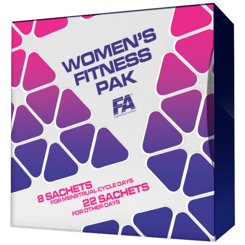 Women's Fitness Pak | Complete Multivitamin Formula for Menstrual Cycle Days - 22 + 8 Packets