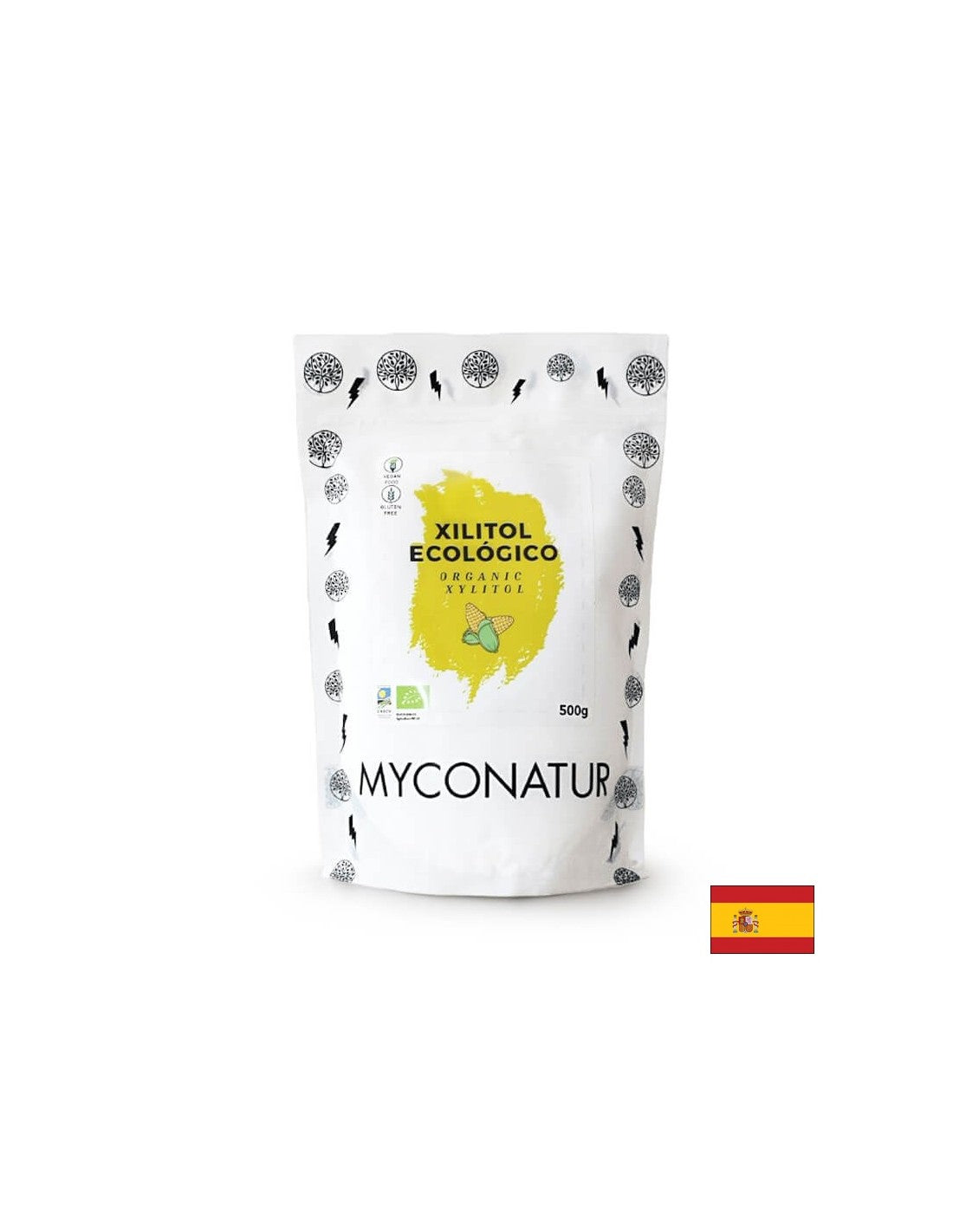 Xylitol, Bio - Bio xylitol, 500 g Myconatur