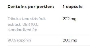 Tribulus terrestris 90% | 200 mg Saponine - 120 Kapseln