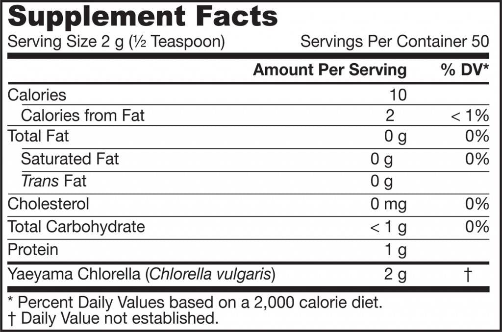 Yaeyama Chlorella Powder 100 grams