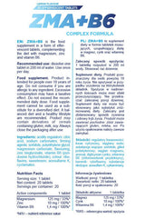 ZMA + B6 | Fórmula de complejo efervescente: 20 tabletas solubles