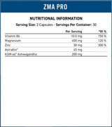 ZMA-Pro | with KSM-66® Ashwagandha Extract - 60 capsules