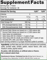 Zero Sugar Omega-3 Fishies 300 mg - 36 Chewable Gel Capsules