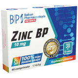 Zinc bp 10 mg - 40 Pëllen