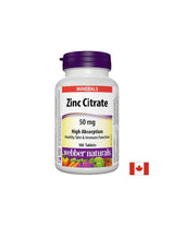 Zinc Citrate / Zinc (citrate), 50 mg, 180 tablets
