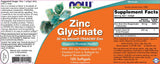 Glycinato de zinc 30 mg./120 Softgels