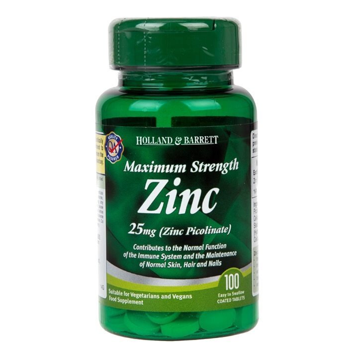 „Zinz Pitsinate“ 25 mg / Maksimalus stipris / 100 lentelė - 0