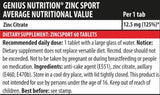 Zinc Sport - 60 Tablets