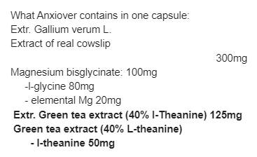 Anxiover 450 mg - 30 capsules