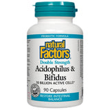 Acidophilus & Bifidus Double Strength | 10 Billion Active Cells - 90 capsules