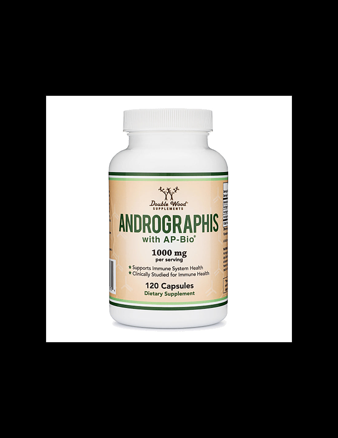 Andrographis with AP-Bio®/ Андрографис, 120 капсули Double Wood - Feel You
