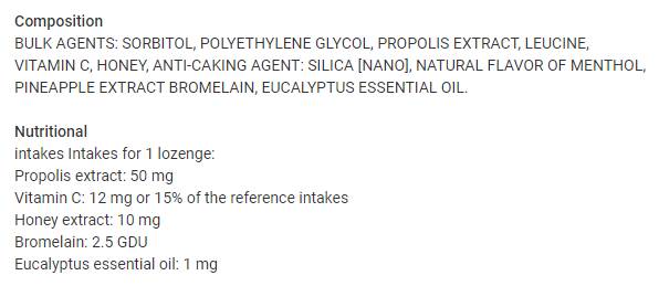 Vitaprolis® | Throat Lozenges with Propolis 20 Бонбона - Feel You