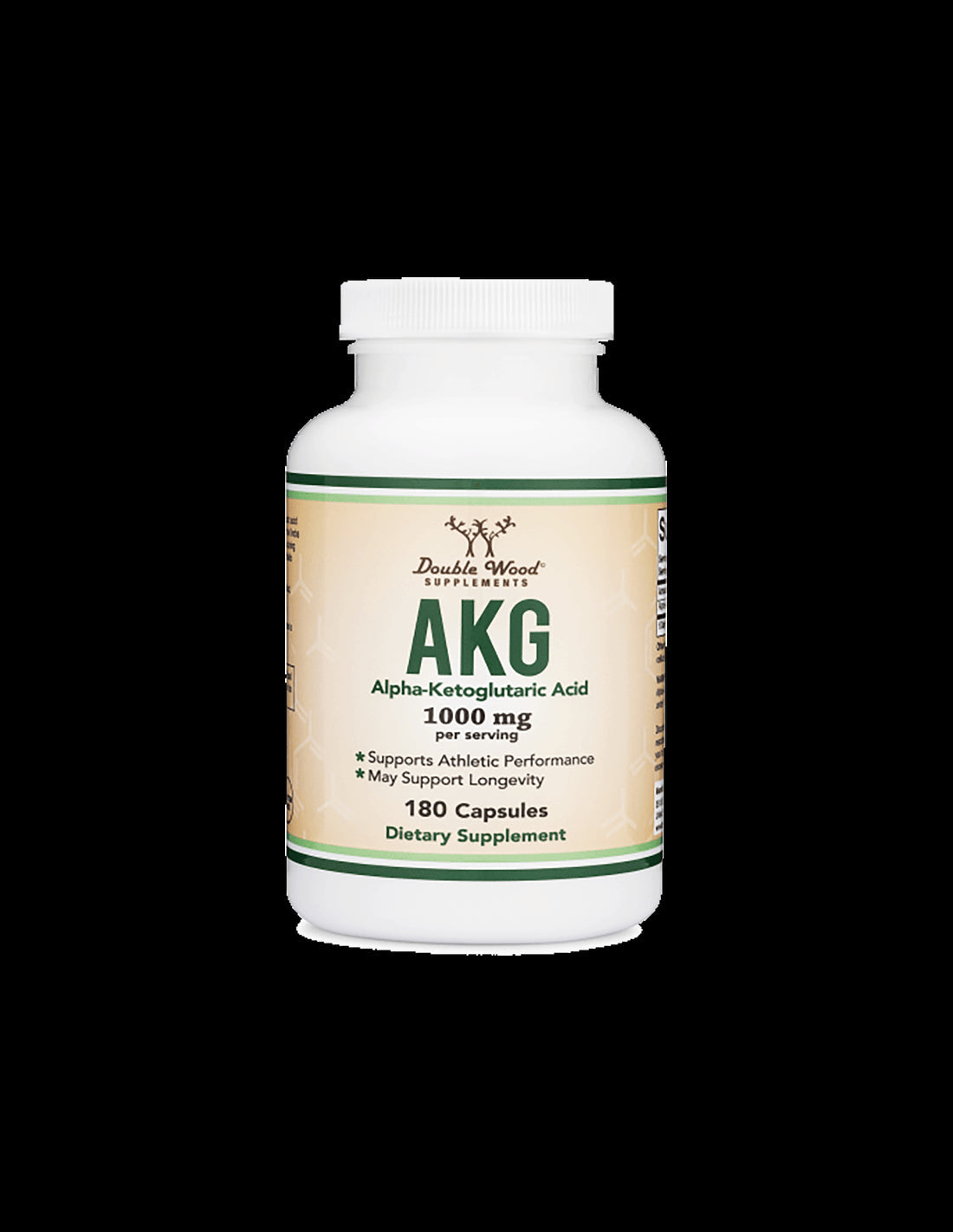 AKG (Alpha Ketoglutaric Acid) / Алфа-кетаглутарова киселина, 180 капсули Double Wood - Feel You