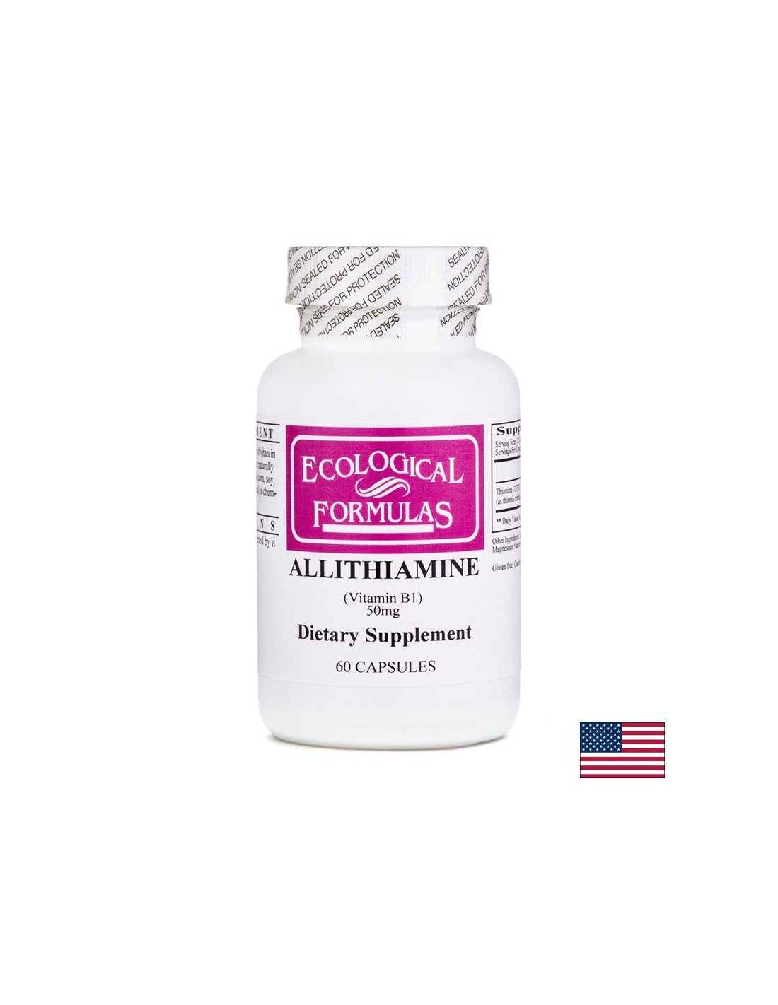 Alithiamine (Vitamin B1) - Neurological health, 60 capsules