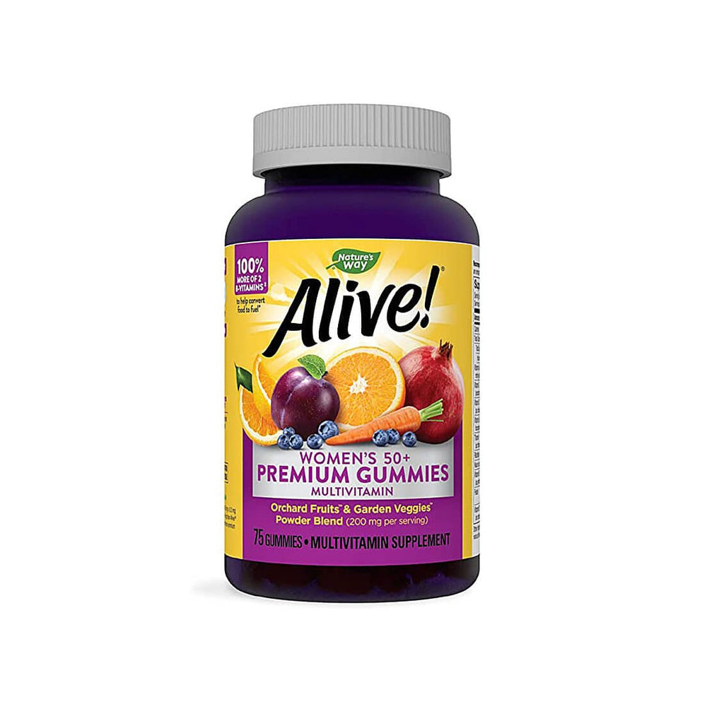 Alive! Women`s 50+ Gummy Vitamins - 75 gummies