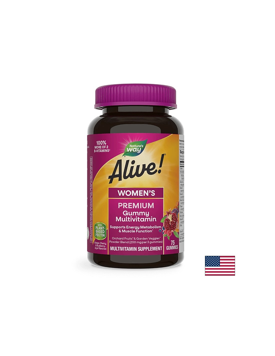 Alive! Women's Gummy Vitamins - 75 Chewable Tablets