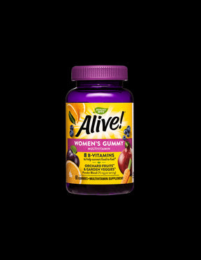 Alive! Womens Gummy Multivitamin / Alive! Nature's Way Women's Multivitamin, 60 Softgels - Nutra Best Europe