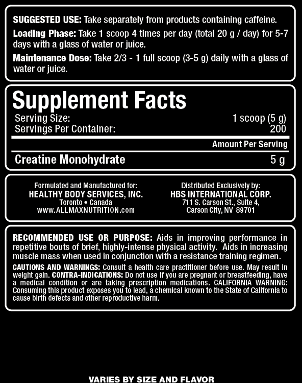 Creatine Creasyn - 1000 grams