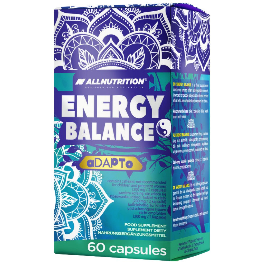 Energy Balance | Natural Caffeine + Adaptogens - 60 капсули