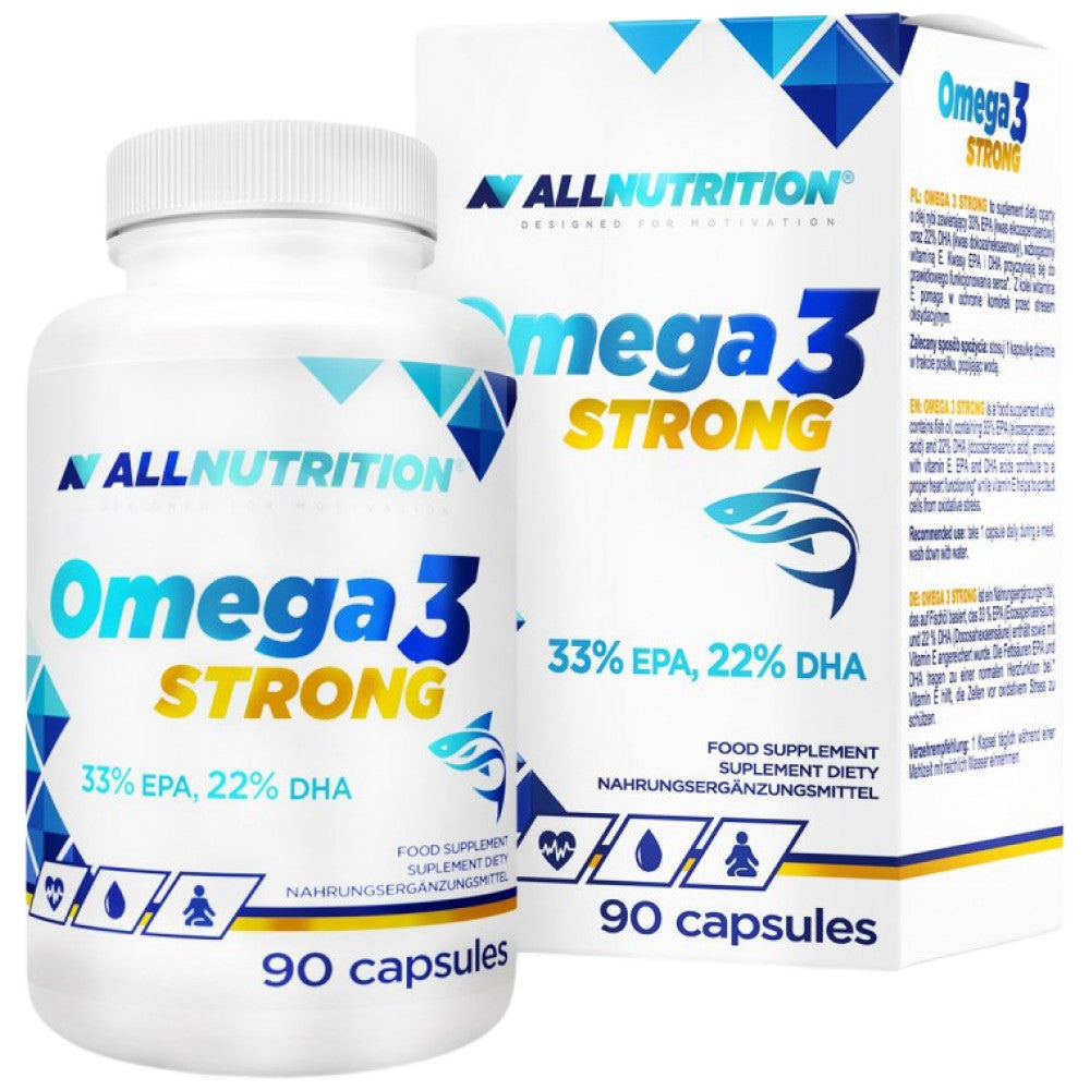 „Omega 3 Strong“ - 90 gelio kapsulės