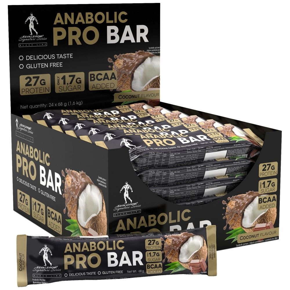 Schwaarz Linn / anabolesch Pro / Proteinbar - 24 x 68 Gramm