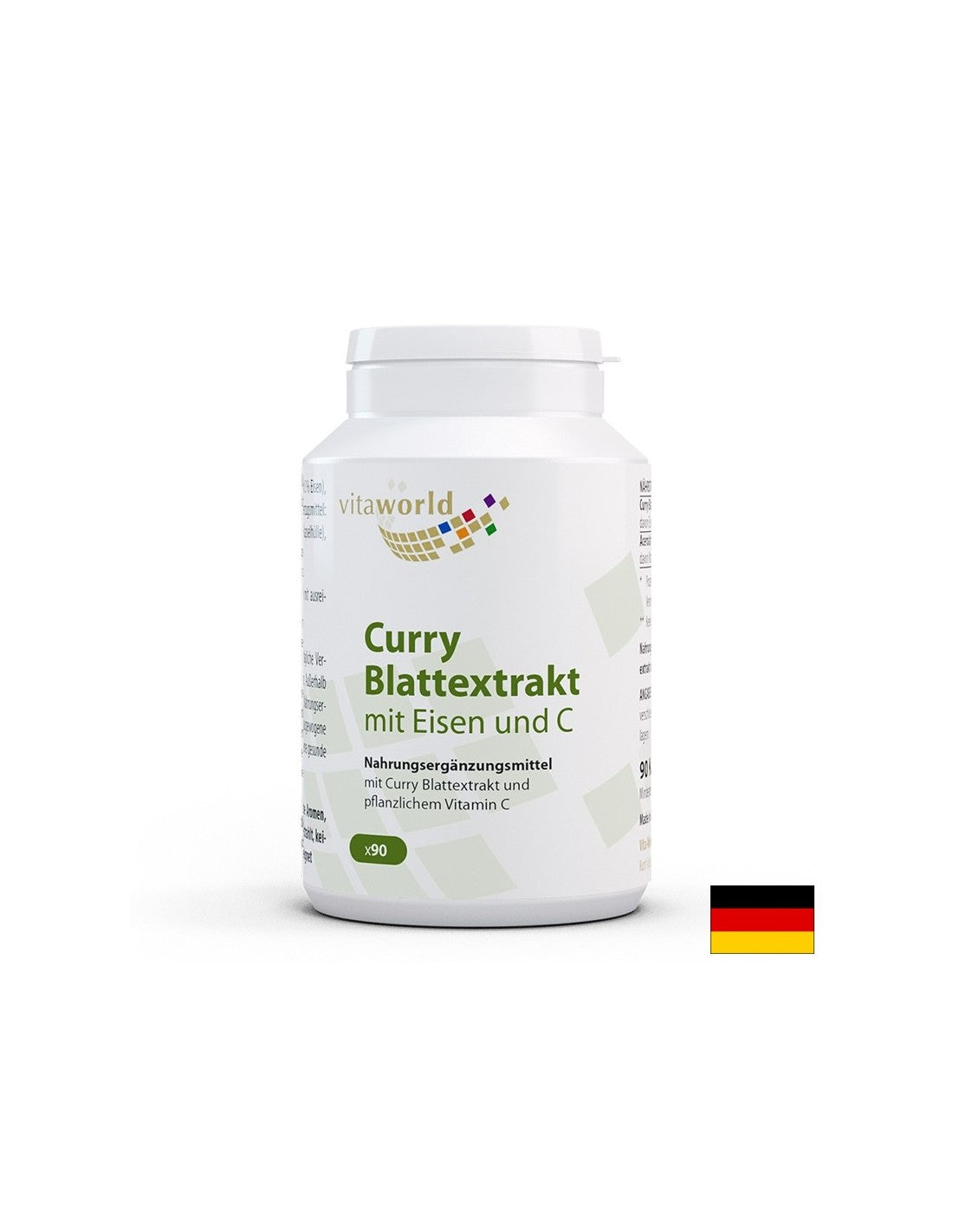 Anemija - ekstrakt lišća curryja s željezom i vitaminom C, 90 kapsula