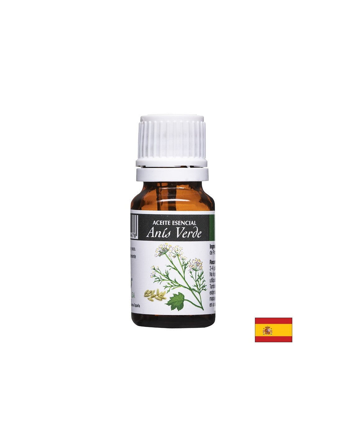 Anise essential oil - respiratory and nervous system - Aceite Esencial Anis Verde, 10 ml