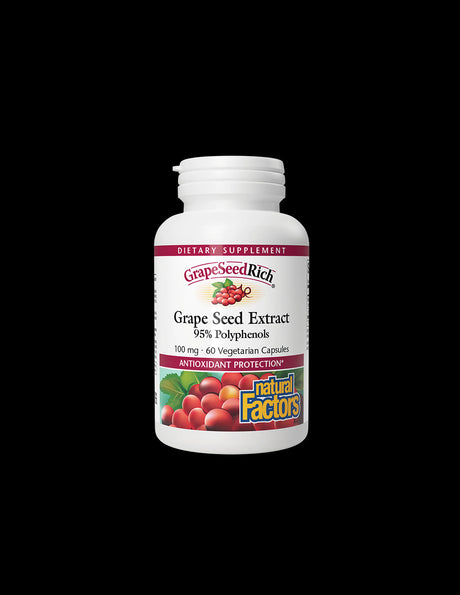 GrapeSeedRich | Grape Seed Extract 100 mg - 60 капсули - Feel You