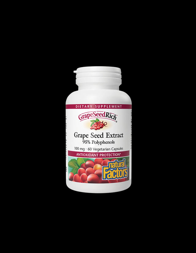 GrapeSeedRich | Grape Seed Extract 100 mg - 60 капсули - Feel You