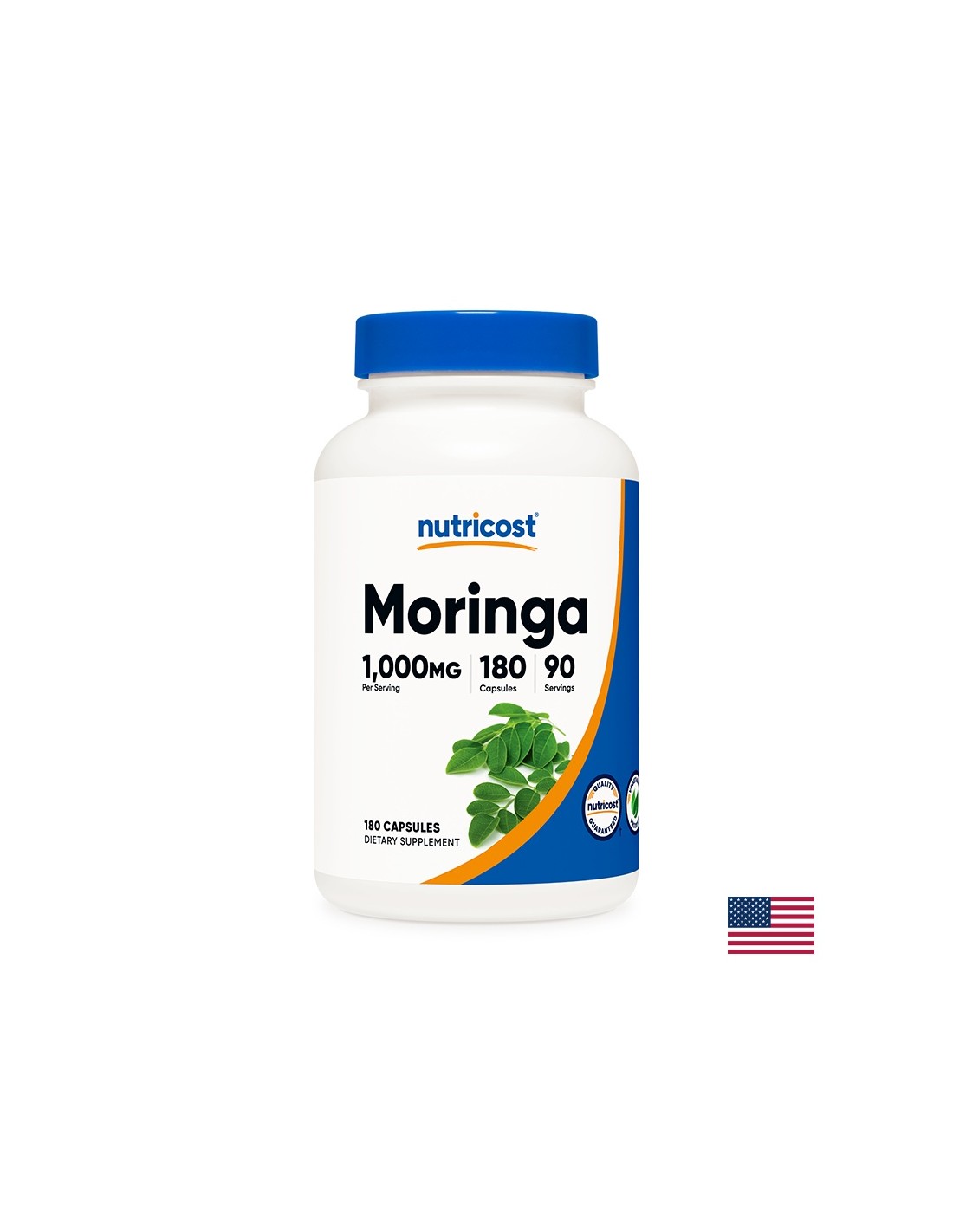 Antioxidant - Moringa, 180 Nutricost capsules