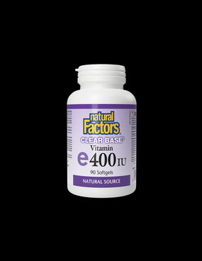 Clear Base Vitamin E 400 IU - 90 Gel capsules - Nutra Best Europe