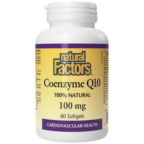 Coenzyme Q10 100 mg - 60 Gel capsules - Nutra Best Europe