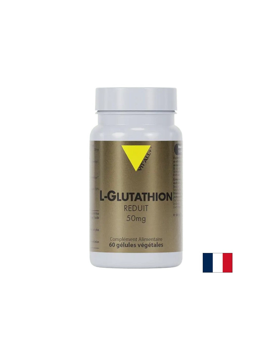 Antioxidant protection and liver health - L-Glutathione (reduced), 50 mg x 60 capsules