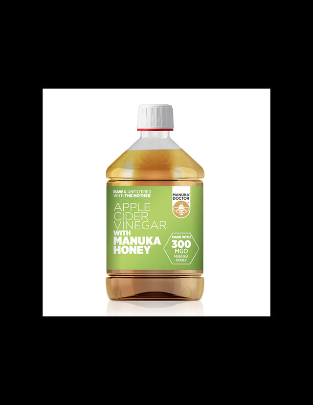 Ябълков оцет + мед от манука (300 MGO) - Apple Cider Vinegar with Manuka Honey (300 MGO), 500 ml - Feel You