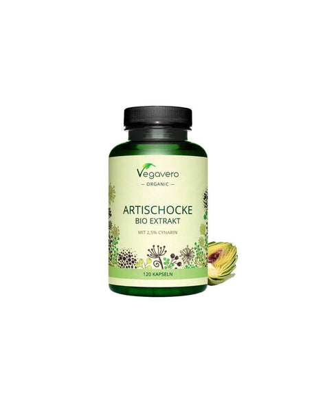 Artischocke Bio Extrakt/ БИО Артишок екстракт, 120 капсули, 100% Vegan Vegavero - Feel You