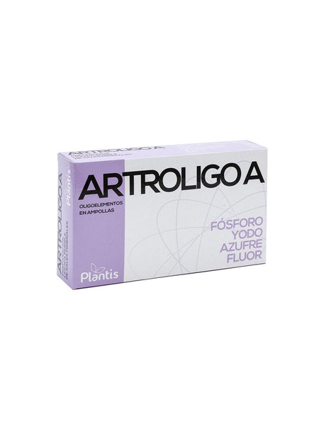 Artroligo A Oligoelementos (фосфор, йод, сяра, флуор)/ За здрави стави, 20 ампули за пиене Artesania - Feel You