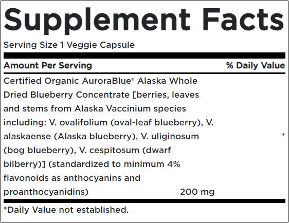 Aurorablue / Wild Alaska Blueberry Complex - 30 capsules