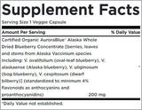 Aurorablue / Wild Alaska Blueberry Complex - 30 capsules