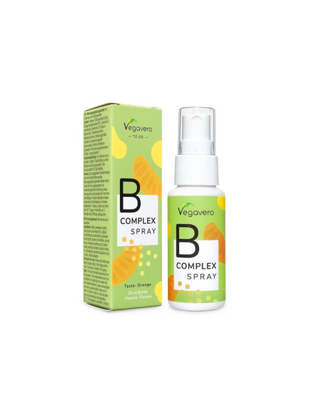 B Complex/ Витамин В комплекс/ Орален спрей, 25 ml, 100% Vegan Vegavero - Feel You