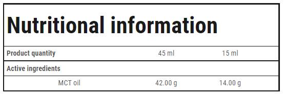 MCT aliejaus auksas - 400 ml