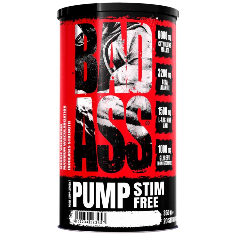 BAD ASS Pump Stim -Free Formula - 350 grams