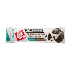LoCarb Protein Bars | Keto Friendly Cookies & Cream x 60 grams - Nutra Best Europe