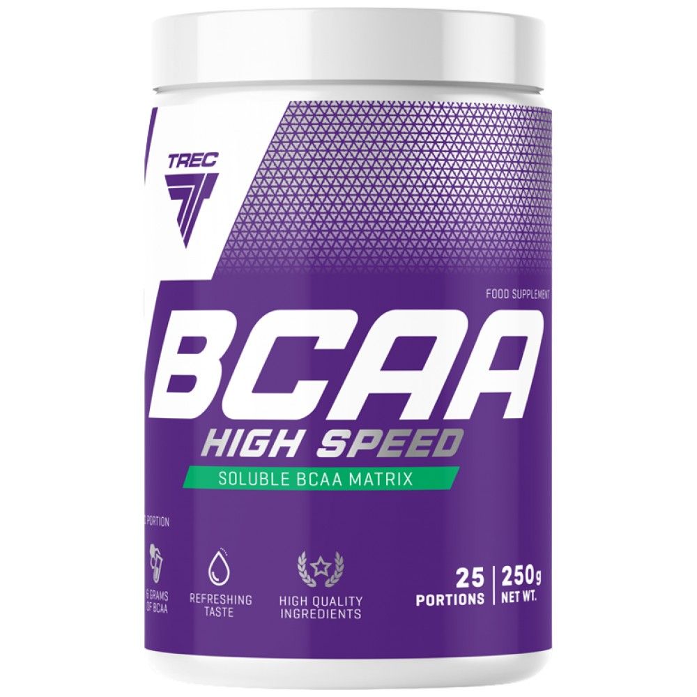 „BCAA High Speed“ | Tirpi BCAA matrica - 250 gramų