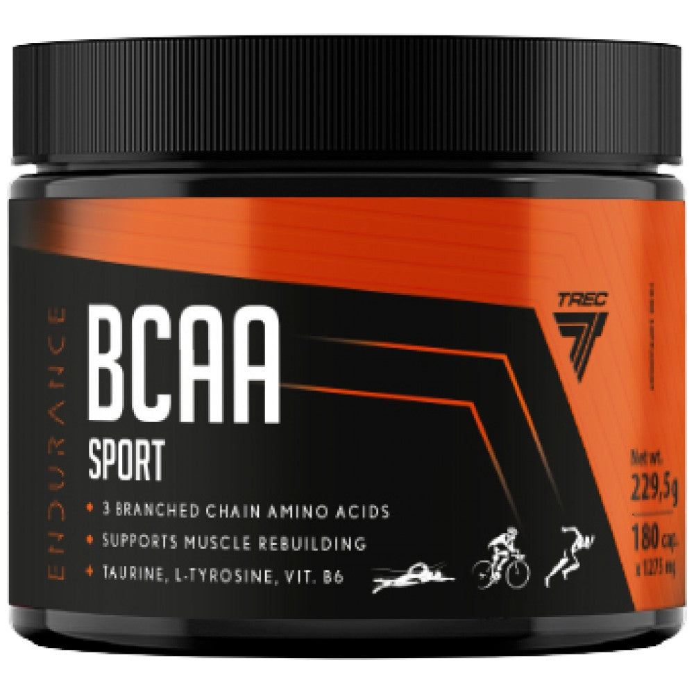 BCAA ENDURANCE SPORT CAPS | with l -tyrosine - 180 capsules