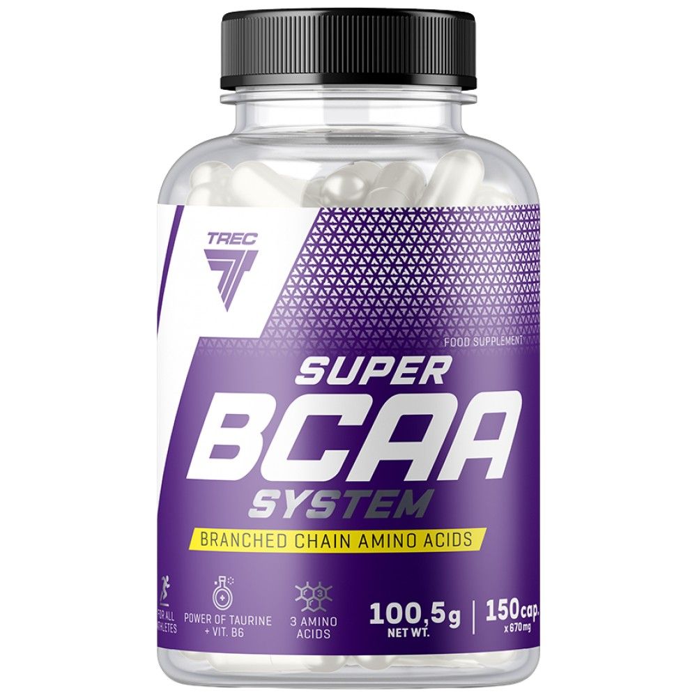 Super BCAA System Caps - 150 cápsulas