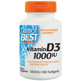 BEST Vitamin D3 1000 IU - 180 Gel capsules