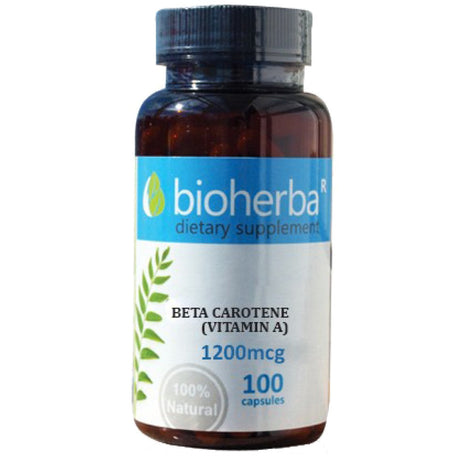 Beta Carotene (Vitamin A) 1200 mcg - 100 капсули - Feel You