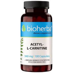 Acetyl L-Carnitine 250 mg - 100 capsules - Nutra Best Europe