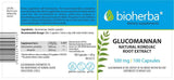 Extrato de raiz Konjack de glucomannan 560 mg - 100 cápsulas